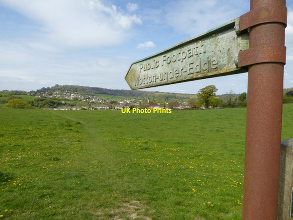 Photo 6"x4" Footpath to Wotton-under-Edge Wotton-under-Edge c2017