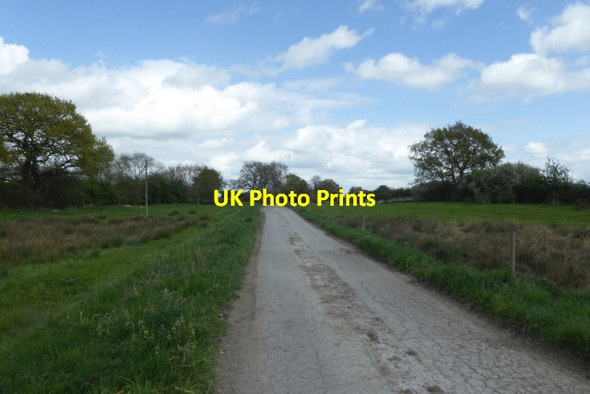 Photo 6"x4" Unfenced road Laytham c2017