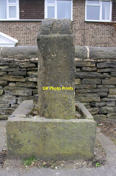 Photo 6"x4" Milestone outside #43 Roker Lane Pudsey\/SE2233 c2017