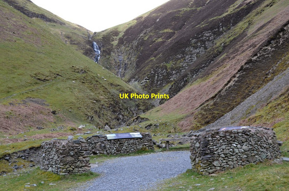 Photo 6"x4" Viewpoint for the Grey Mare's Tail Grey Mare's Tail (Waterfalls) c2017