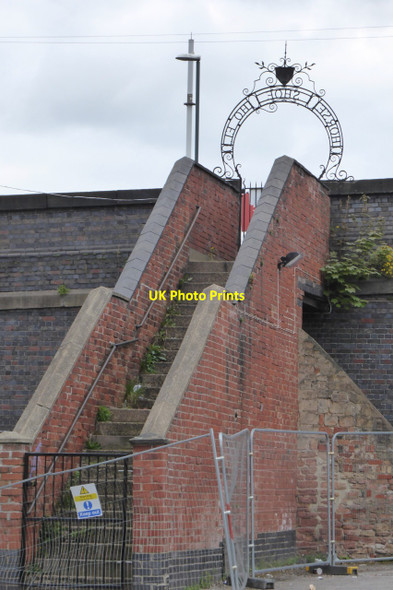 Photo 6"x4" Closed-off steps Bulwell Forest c2017