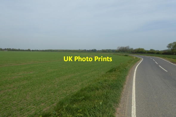 Photo 6"x4" Road north of Button Hill Farm Cawood c2017