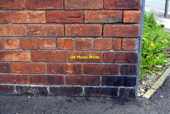 Photo 6"x4" Benchmark on 'The Kitchen Factory', Stanningley Road Pudsey\/SE2233 c2017