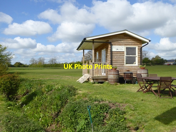 Photo 6"x4" Club hut, Monewden Airfield Monewden c2017