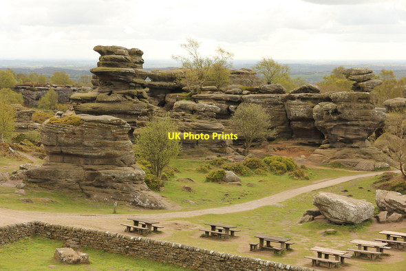 Photo 6"x4" Brimham Rocks Smelthouses c2017