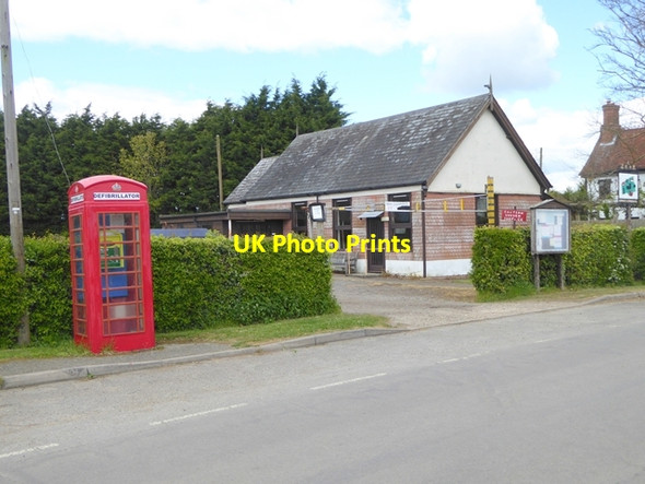 Photo 6"x4" Village hall and car park, Dallinghoo Dallinghoo c2017