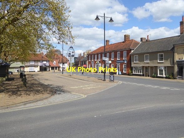 Photo 6"x4" Village Square, Wickham Market Wickham Market c2017 P1