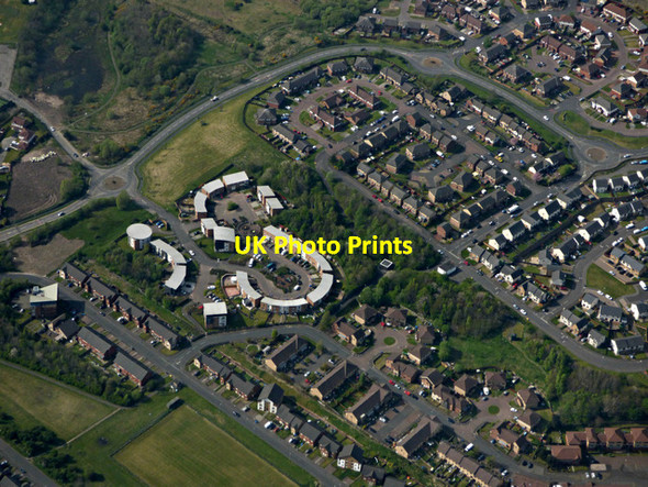 Photo 6"x4" Drumchapel from the air Bearsden c2017