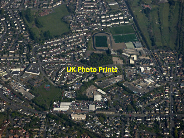 Photo 6"x4" Bishopbriggs from the air Colston\/NS6069 c2017