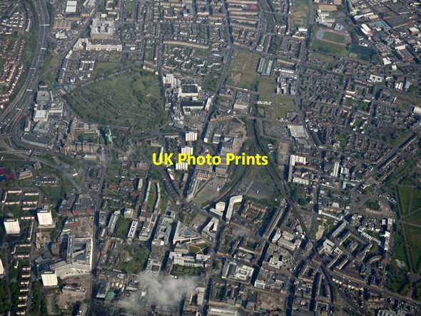 Photo 6"x4" Glasgow High Street from the air Glasgow c2017