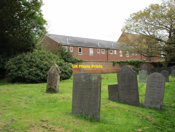 Photo 6"x4" Swithland slate headstones in the churchyard, Lutterworth Lutterworth c2017