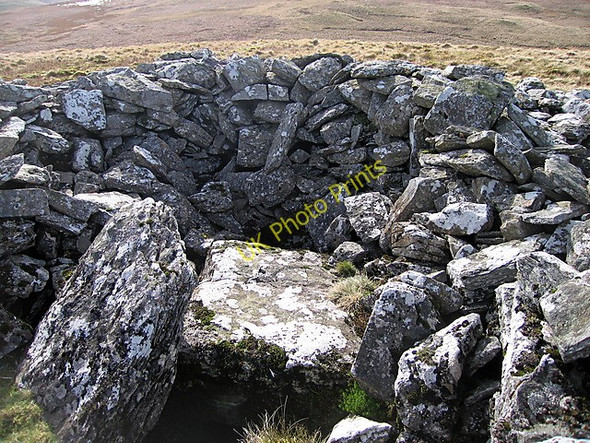 Photo 6"x4" Interior of the cairn on the west top of Garn Gron Y Garn\/SN7360 c2009