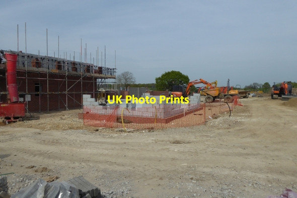 Photo 6"x4" Building work beside Sandbeck Lane Wetherby c2017