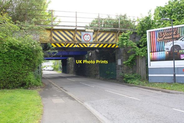 Photo 6"x4" Railway Bridge 117m 21\u00c2\u00bdch, Whitby Road Netham c2017