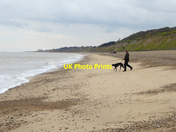Photo 6"x4" Dunwich beach looking south Dunwich c2017