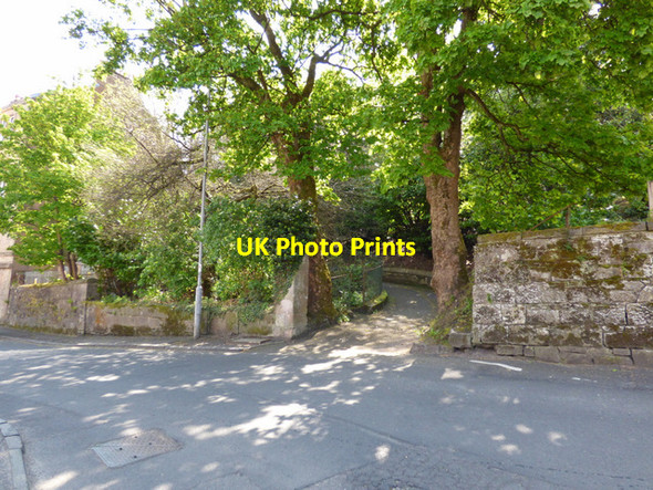 Photo 6"x4" Entrance to Birkmyre Park Port Glasgow c2017
