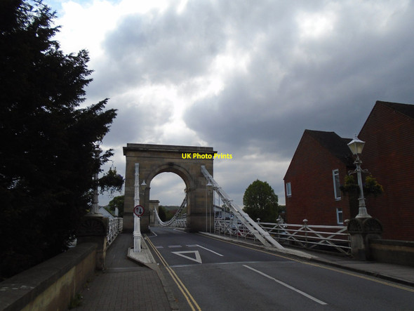 Photo 6"x4" Marlow Bridge Marlow\/SU8586 c2017