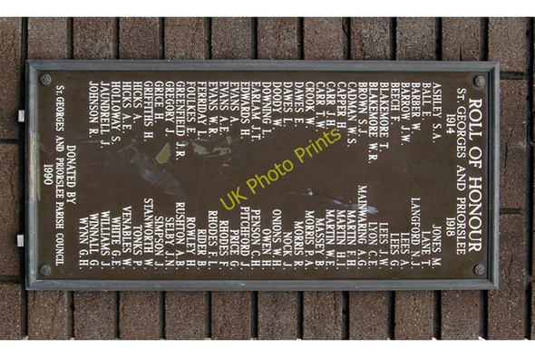 Photo 6"x4" War Memorial, St Georges, Telford Telford c2009