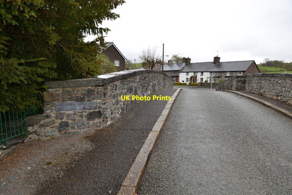 Photo 6"x4" Old Milestone Ysbyty Ifan c2017