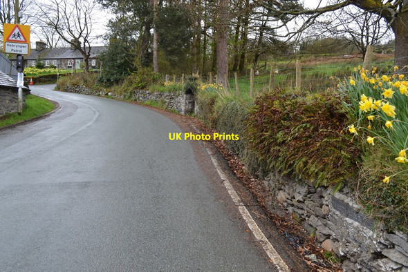 Photo 6"x4" Old Milestone Ysbyty Ifan c2017