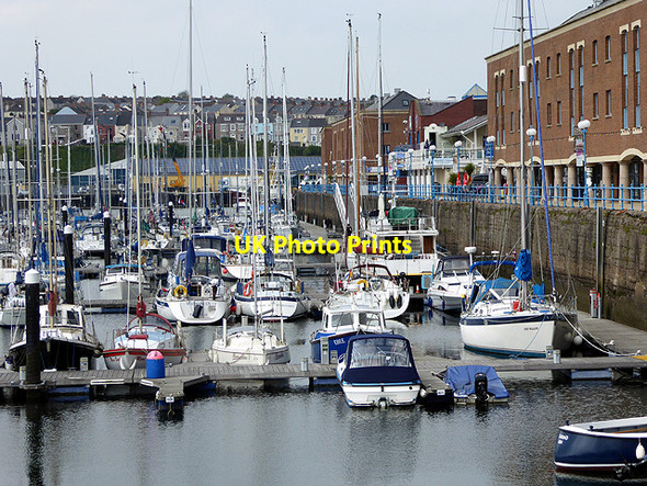 Photo 6"x4" The Marina at Milford Haven Milford Haven\/Aberdaughleddau c2017