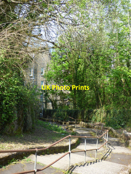 Photo 6"x4" Barrs Brae steps Port Glasgow c2017 P1