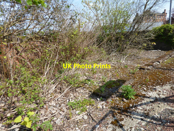 Photo 6"x4" Old foundations at Port Glasgow railway station Port Glasgow c2017