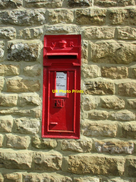 Photo 6"x4" Victorian Postbox at Crambe Crambe c2017