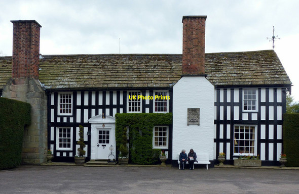 Photo 6"x4" Gawsworth Hall, the north front Gawsworth c2017