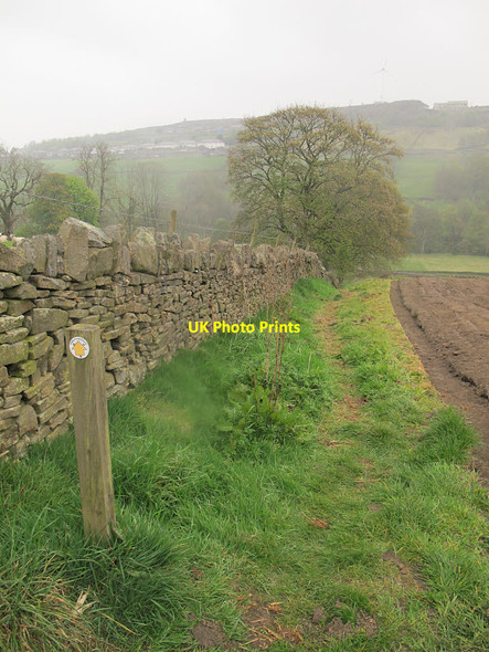 Photo 6"x4" Footpath below Marsh Lane Hole\/SE0336 c2017