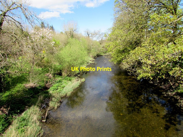 Photo 6"x4" Downstream along the River Irfon, Llangammarch Wells, Powys Llangammarch Wells c2017