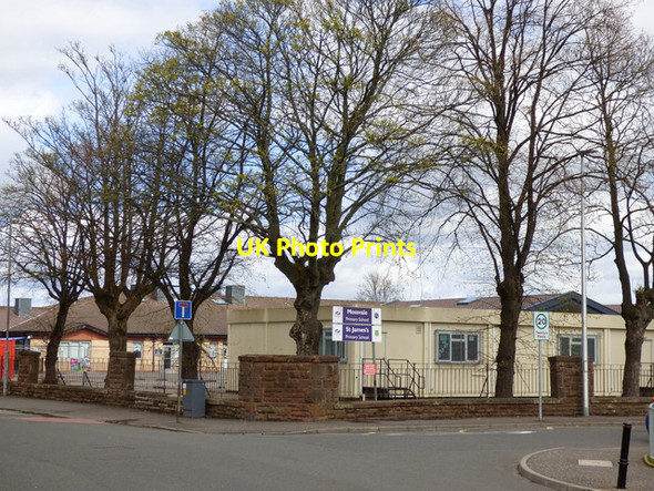 Photo 6"x4" Mossvale Primary School and St James' Primary School Paisley c2017