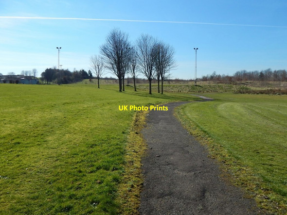 Photo 6"x4" Path through grassland at Erskine Erskine c2017