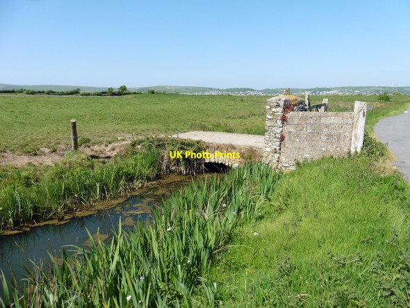 Photo 6"x4" Farm bridge on Boundary Drain Lower Yelland c2017
