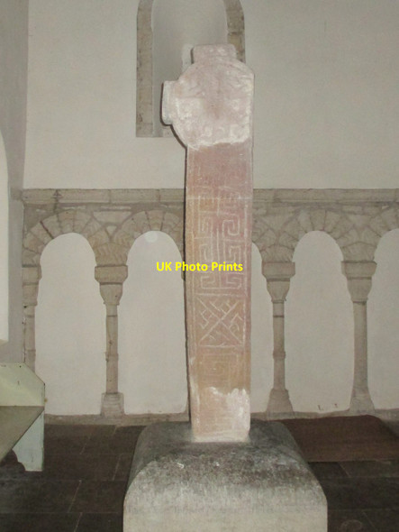 Photo 6"x4" Early stone cross at Penmon Priory, Penmon Penmon c2017