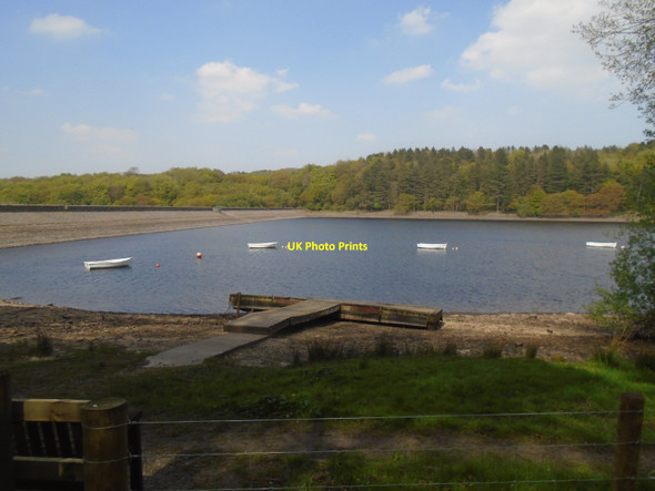 Photo 6"x4" Higher Roddlesworth Reservoir Abbey Village c2017