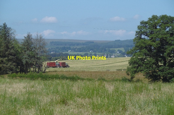 Photo 6"x4" Silage harvest, Pirniehall Croftamie c2016