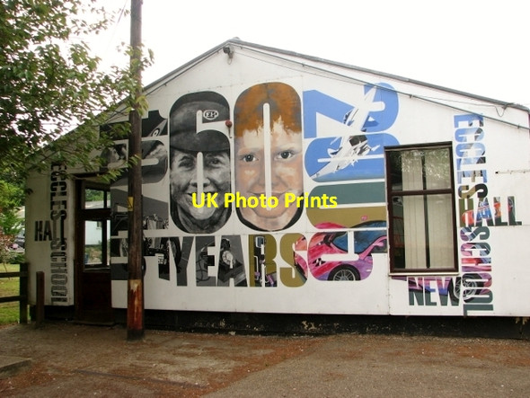 Photo 6"x4" One of the buildings at The New Eccles Hall School Quidenham c2017