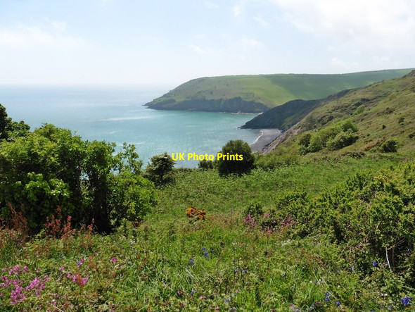 Photo 6"x4" Cliffs above Long Sands Hillhead\/SX9053 c2017