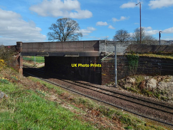 Photo 6"x4" Repaired bridge at Burnbrae, Alexandria Alexandria c2017