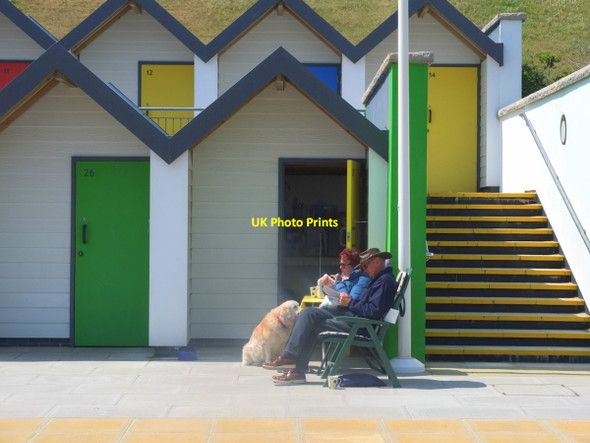 Photo 6"x4" Beach Huts, Swanage Swanage c2017