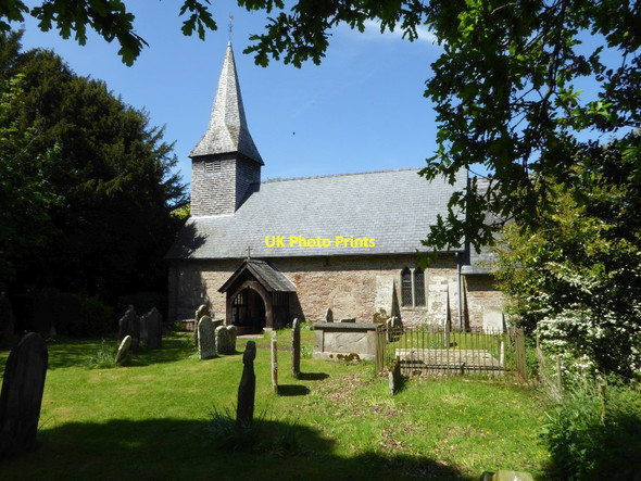 Photo 6"x4" Ashford Bowdler church Ashford Bowdler c2017