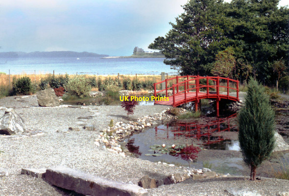 Photo 6"x4" Ornamental Bridge at Torosay Castle Craignure c1983