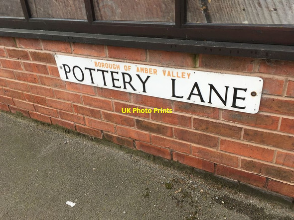 Photo 6"x4" Pottery lane Codnor Breach c2017