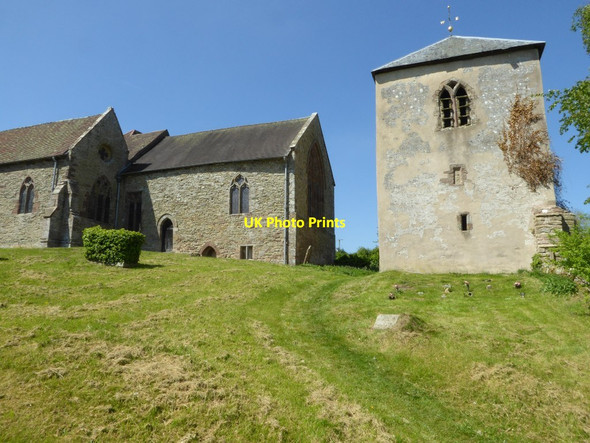Photo 6"x4" St Bartholomew's church, Richards Castle Batchcott c2017 P2