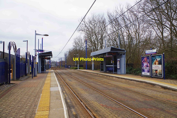 Photo 6"x4" Midland Metro Jewellery Quarter tram stop, Birmingham Gib Heath c2015