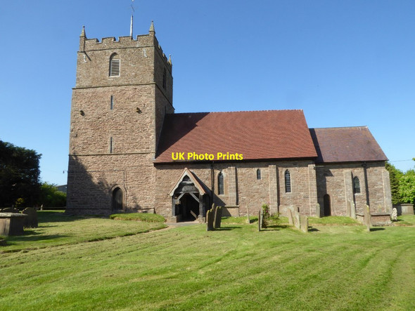 Photo 6"x4" Middleton on the Hill church Middleton on the Hill c2017