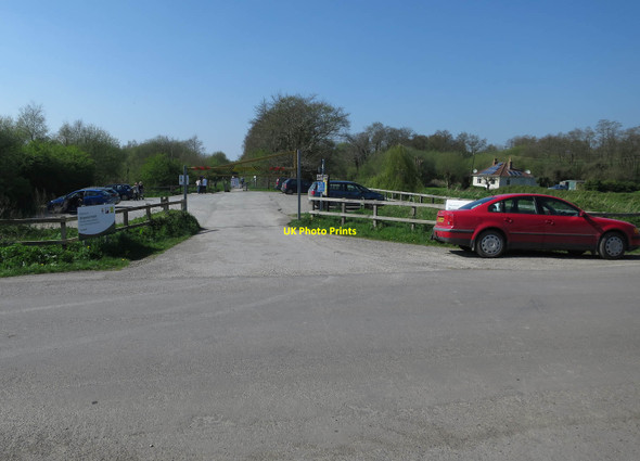 Photo 6"x4" Shapwick Heath car park Ashcott Corner c2017