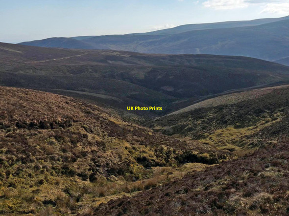 Photo 6"x4" Course of the Allt na Larach Ruaidhe, Sutherland Marrel c2017