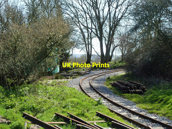 Photo 6"x4" Narrow gauge railway near Norden station Corfe Castle c2013